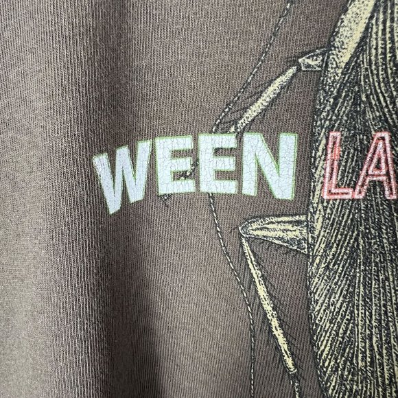 2007 Ween La Cucuracha Men's 100% Cotton Glidan Band T-Shirt in Brown Size XL - Picture 3 of 7